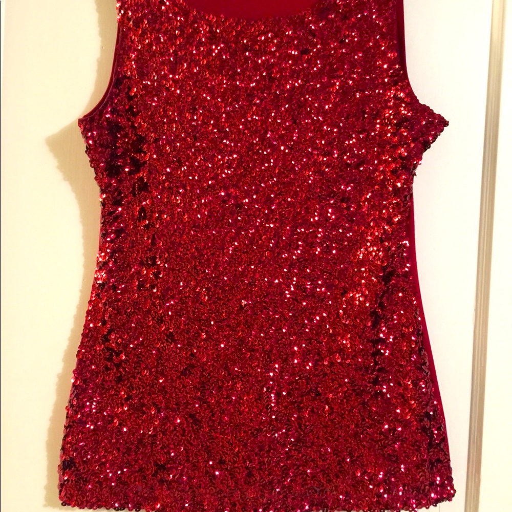 Sequin Tank Top
